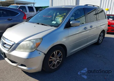 2007 Honda Odyssey Ex-L z USA, uszkodzony, nr VIN 5FNRL38677B414557